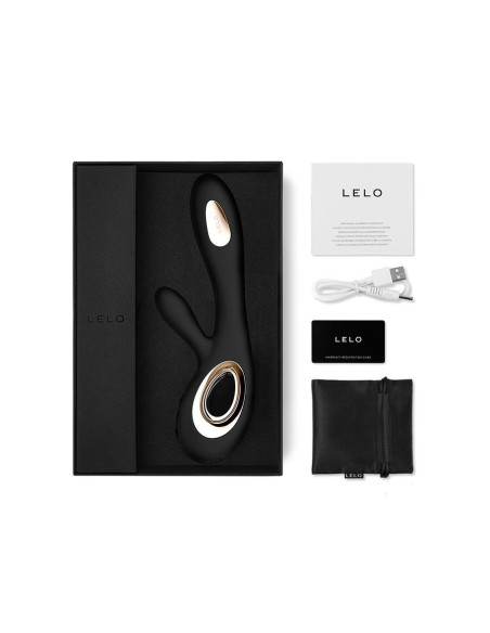 LELO - SORAYA WAVE VIBRATORIUS TRIUŠIO SKONIO JUODAS