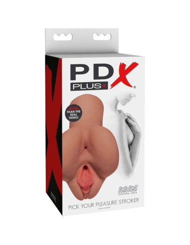 PDX PLUS - PICK YOUR PLEASURE DOUBLE MASTURBATOR