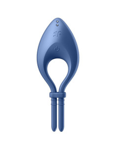 SATISFYER - BULLSEYE RING VIBRATOR APP BLUE 2