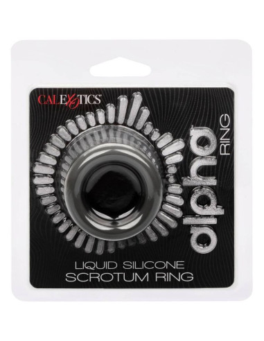 CALEXOTICS - ALPHA SCROTUM TEMPIMO ŽIEDAS JUODAS