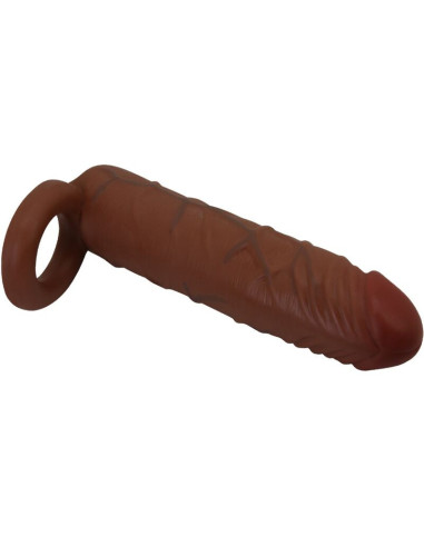 PRETTY LOVE - KAILE PENIS SLEEVE WITH 2.5 CM EXTENSION MULATTO