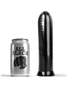 ALL BLACK - JUODA DILDO 19 CM