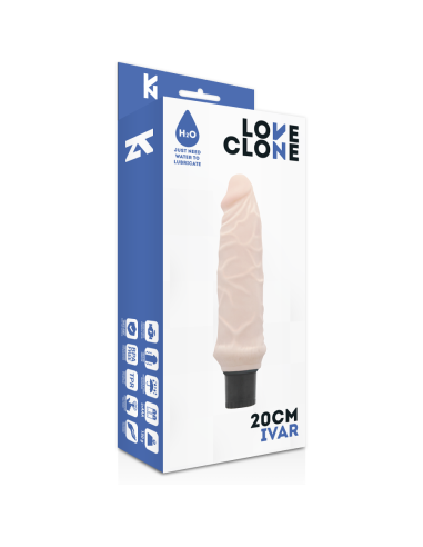 LOVECLONE - IVAR savaiminio sutepimo vibratorius 20 CM -O- 3,7 CM