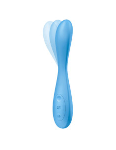 SATISFYER – G-SPOT FLEX 4“ DAŽNIASIS VIBRATORIUS, MĖLYNAS 2