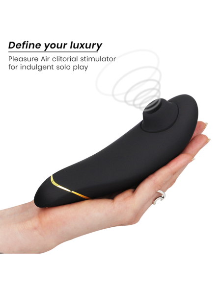 WOMANIZER - PREMIUM 2 KLITORIALO STIMULIATORIUS, JUODAS
