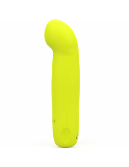 B SWISH - BCUTE CURVE INFINITE CLASSIC įkraunamas silikoninis vibratorius, geltonas