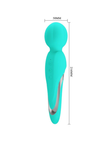 PRETTY LOVE – „Walter“ vibratorius „Aqua Green“