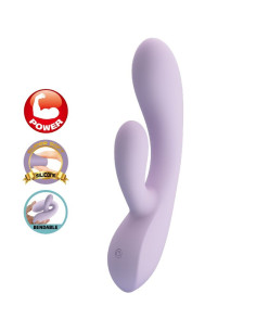 PRETTY LOVE - ROSOLYN RABBIT VIBRATOR 10 VIBRATIONS PURPLE
