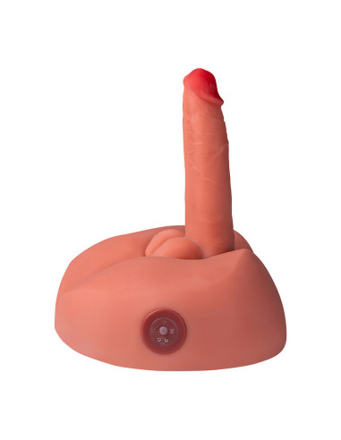 XISE - HONEY REALISTINIS DILDO MASTURBATORIUS SU VIBRACIJA 25 CM