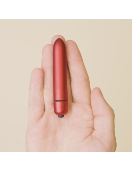 ROCKS-OFF - RO-90 SCARLET VELVET VIBRATING BULLET RED