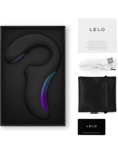 LELO - ENIGMA DVIGUBAS GARSINIS VIBRATORIUS POINT G JUODAS