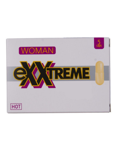 HOT - EXXTREME LIBIDO KAPSULĖS MOTERIMS 5 VIENETAI