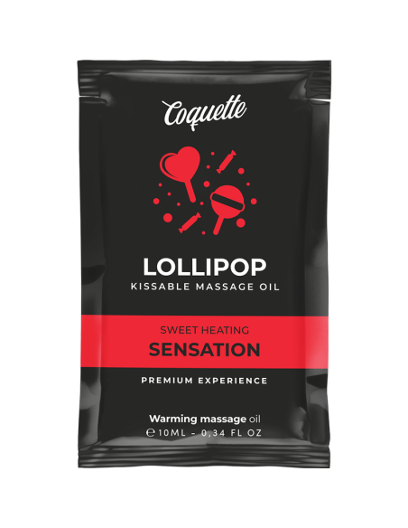 COQUETTE CHIC DESIRE - POCKET LOLLIPOP KISSABLE MASSAGE OIL HEATING SENSATION 10 ML