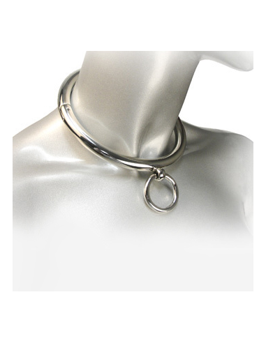 METAL HARD - BDSM karoliai su žiedu 10 cm