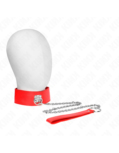 KINK - KARO PĖDULYS SU DIRŽU 65 CM SU PLAČIU RAUDONU DIRŽELIU, REGULIUOJAMAS 33,5-41 CM X 5 CM