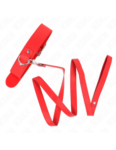 KINK - NECKLACE WITH BELT 116 CM ROJO STRAP ADJUSTABLE 32-50 CM X 8 CM 2