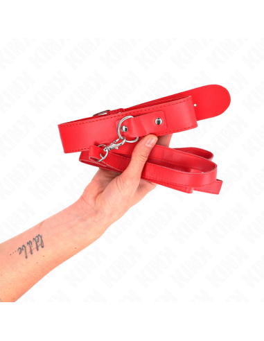 KINK - NECKLACE WITH BELT 116 CM ROJO STRAP ADJUSTABLE 32-50 CM X 8 CM