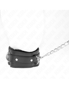 KINK - COLLAR WITH LEASH 65 CM WITH RESTRICTIONS BLACK 36-42 CM X 5.5 CM 2