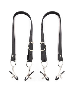 OHMAMA FETISH - CLITORIS CLAMPS WITH LEG STRAPS