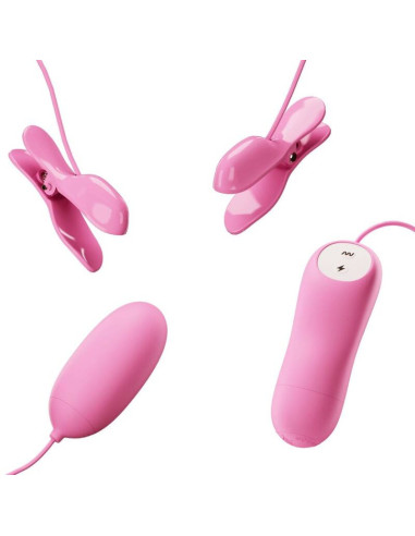 PRETTY LOVE - TWEEZERS WITH VIBRATION AND PINK ELETROSHOCK