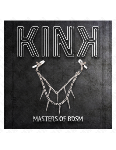 KINK - NIPPLE CLAMPS WITH SPIKES CHAINS 30 CM