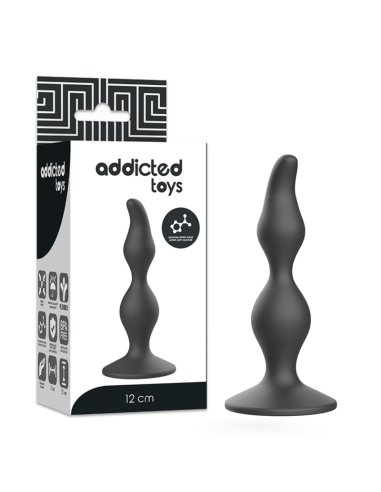 ADDICTED TOYS - ANAL SEXUAL PLUG 12 CM BLACK