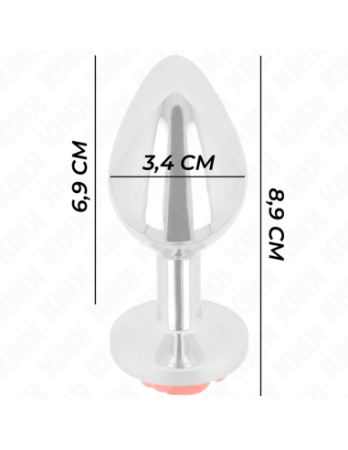 KINK - PLUG ANAL ROSE RED SIZE M