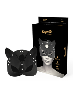 COQUETTE CHIC DESIRE - VEGAN LEATHER MASK WITH BUNNY EARS