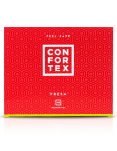 CONFORTEX - STRAWBERRY CONDOM 144 UNITS 2