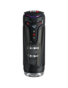PDX ELITE - MOTO-BATOR PRO THRUSTING STROKER AUTOMATIC VIBRATING AND WARMING MASTURBATOR 26.5 CM 2