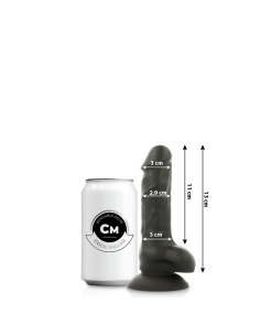 COCK MILLER - SILICONE DENSITY COCKSIL ARTICULABLE BLACK 13 CM 2