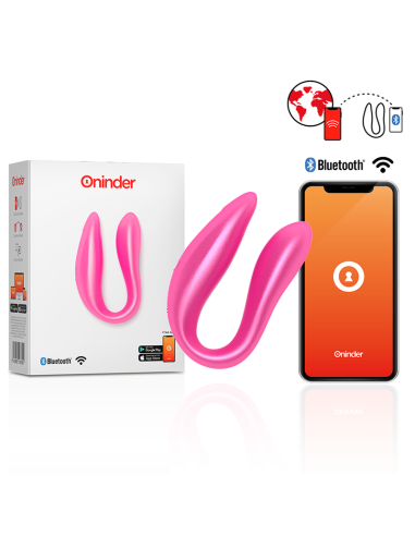 ONINDER - LISBOA PINK G TAŠKO IR KLITORIO STIMULIATORIUS - NEMOKAMA PINK PROGRAMĖLĖ