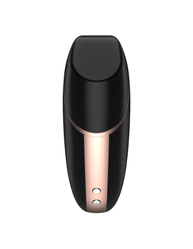 SATISFYER - MEILĖS TRIAMBLIS ORO IMPULSŲ STIMULIATORIUS IR VIBRATORIUS JUODAS