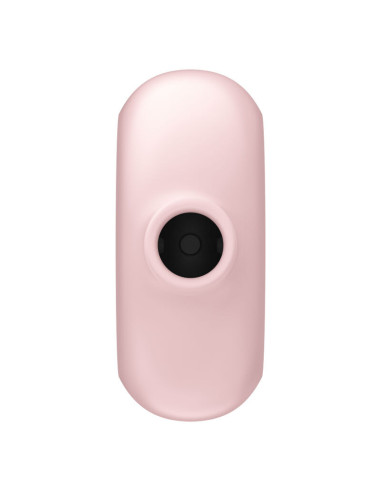 SATISFYER  - PRO TO GO 3 DVIGUBAS ORO IMPULSŲ STIMULIATORIAUS IR VIBRATORIAUS RŪŽA