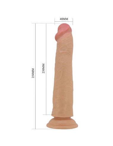 PRETTY LOVE – „Sharife“ realistiškas dildo, 25 cm, kūno apimtis