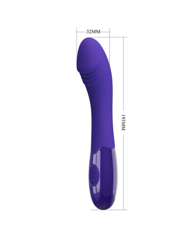 PRETTY LOVE - ELEMENTAL YOUTH VIOLET VIBRUOJAMAS DILDO