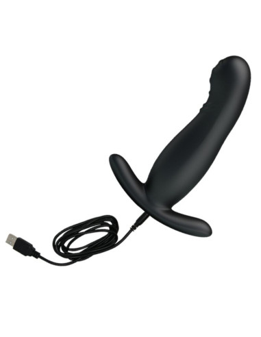 MR PLAY - ĮKRAUNAMAS JUODAS PROSTATOS MASAŽUOTUVAS