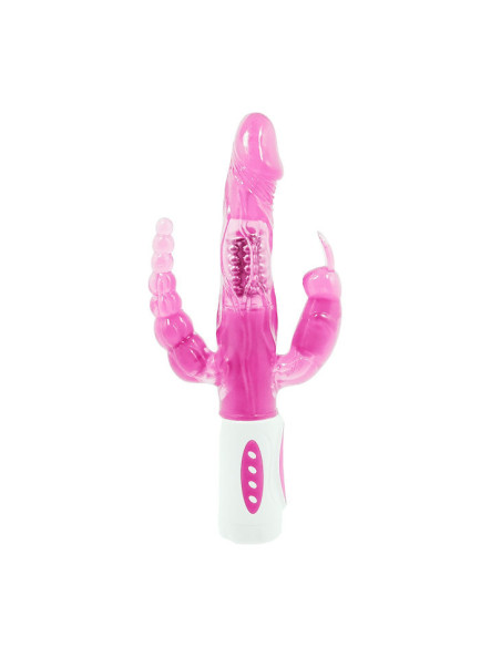 BAILE - PRETTY BUNNY trigubas vibratorius su rotatoriumi