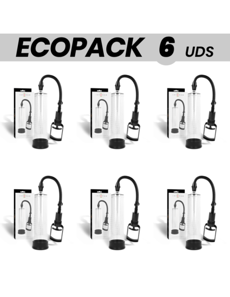 ECOPACK 6 UNITS - INTENSE PUMP CLEAR PENIS PUMP 01