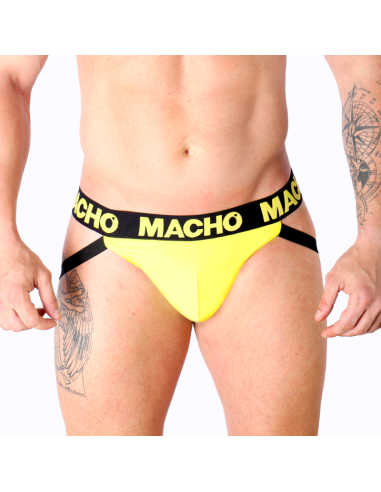 MACHO - MX25A JOCK LYCRA YELLOW S