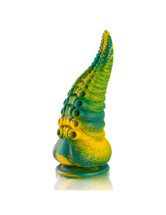 EPIC - CETUS GREEN čiuptuvinis dildo, didelis dydis