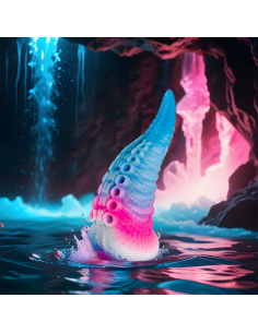 EPIC - PHORCYS MĖLYNAS ČIULPTUKAS DILDO MAŽAS DYDIS 2