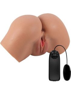 CRAZY BULL - HAILEY VIBRATOR BUTT WITH REALISTIC VAGINA AND ANUS CONTROL REMOTO 2