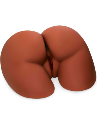 PDX PLUS - PERFECT ASS XL DOUBLE ENTRY BROWN MASTURBATOR