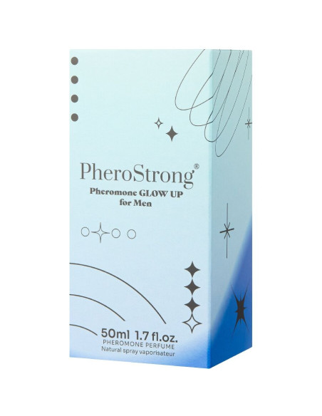 PHEROSTRONG - GLOW UP FEROMONŲ KŪNO KVEPAI VYRAIČIAMS 50 ML