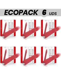 ECOPACK 6 VIENETAI - INTENSE BIRŽELIS UP and DOWN 10 VIBRACIJOS RAUDONAS