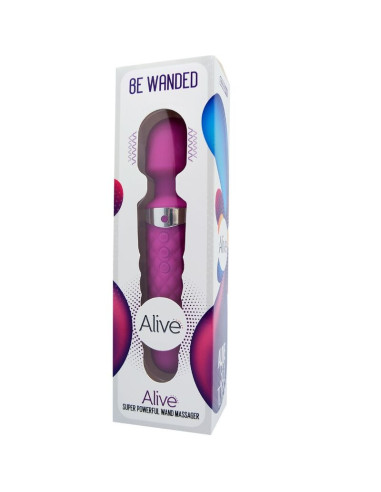 ALIVE - BE WANDED VIBRATORIUS MASAŽUOJAMASIS ĮRANGA VIOLETINIS