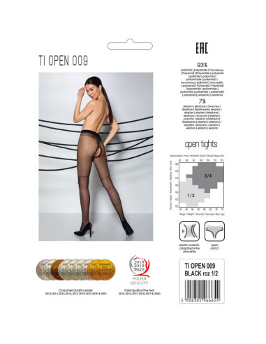 PASSION - TIOPEN 009 BLACK TIGHTS 1-2 20 DEN