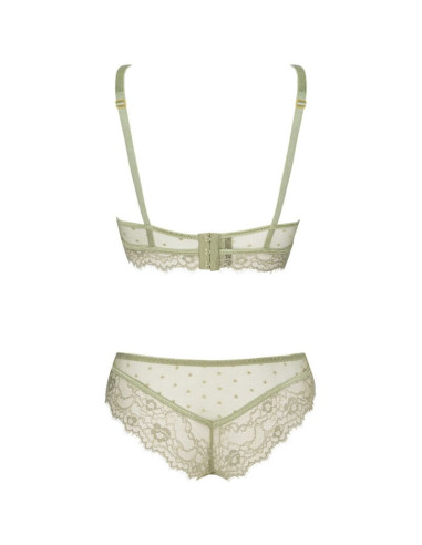 LIVCO CORSETTI FASHION - PINE LC 90667 BRA PANTY KHAKI