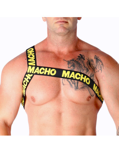MACHO - ROMAN HARNESS WHITE L-XL